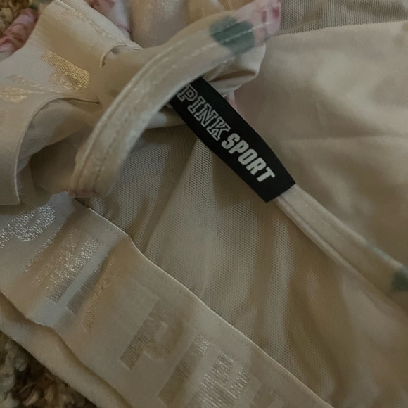 Victoria’s Secret PINK Sport Velvet Floral Sports Bra - Picture 3 of 5